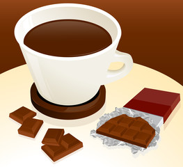 Coffee and chocolate