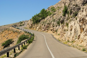 Stara Baska Kuestenstrase - Stara Baska coast road 45