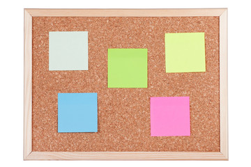 Fototapeta premium Corkboard with Notes