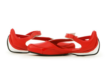 Sport shoes isolated on the white background