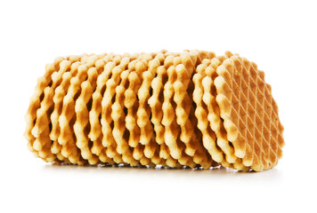 Tasty cookies isolated on the white