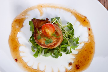 Bacon-Wrapped Ginger Soy Scallops