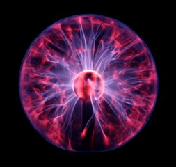 Colorful plasma ball © B4Step