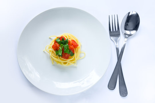 Kleine Portion Pasta