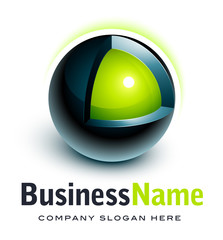 Business logo design 3D
