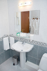 interior of bathroom