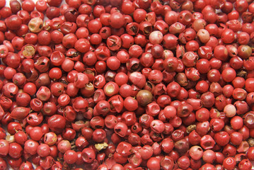 Background red organic pepper
