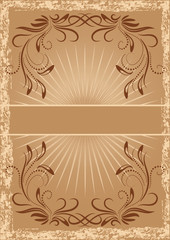 Abstract background in retro style