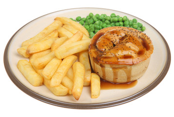 Meat Pie, Chips & Gravy