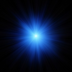 Blue star flash