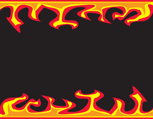 Flames of Fire Illustration