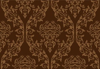 seamless damask pattern