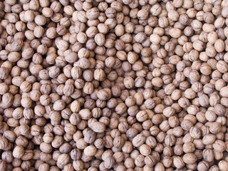Traditional market in the main square in Vic, Catalonia, Spain