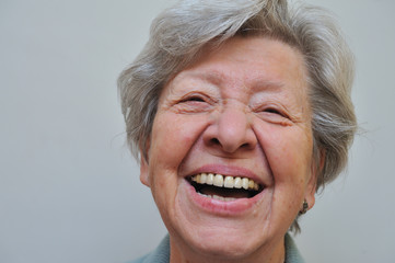 Senior Woman Laughing 4