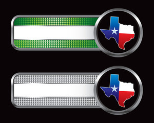 texas lonestar state green and silver checkered tabs