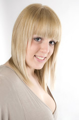 Naklejka premium Women Face Portrait