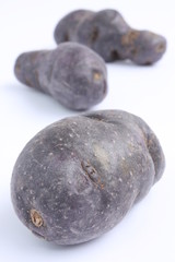 Vitelotte potatoes