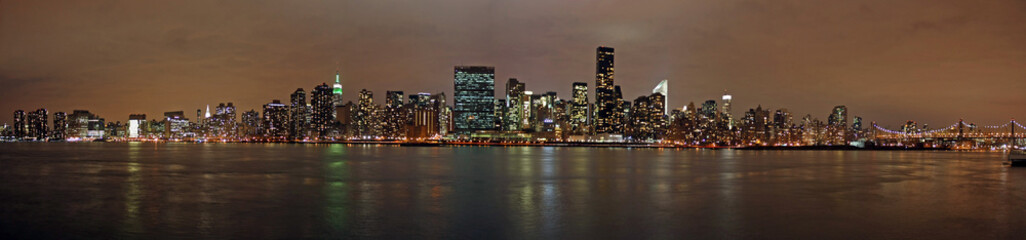 Naklejka premium Manhattan Skyline