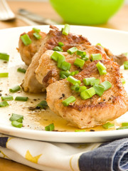 Fried meat