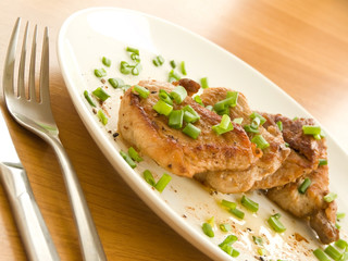 Fried meat