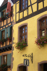Fototapeta na wymiar France, Alsace, village de Riquewihr
