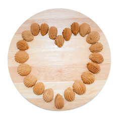 tea break cookies on serving board