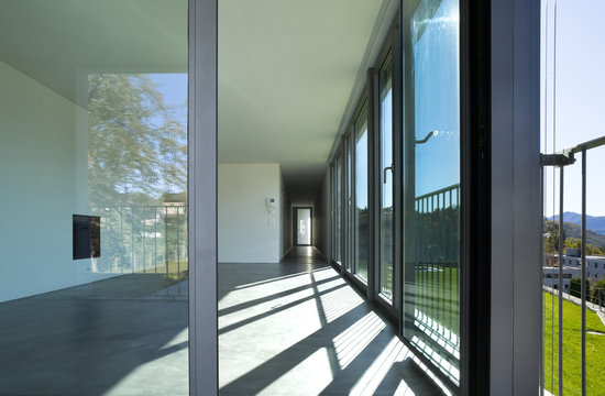 modern flat, interior