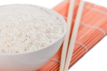 white rice in bowl