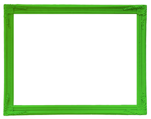 Stuckrahmen gr&uuml;n freigestellt