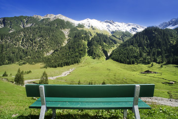 Bank im Kleinwalsertal