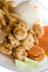camaron empanizado breaded friend shrimp nicaragua style