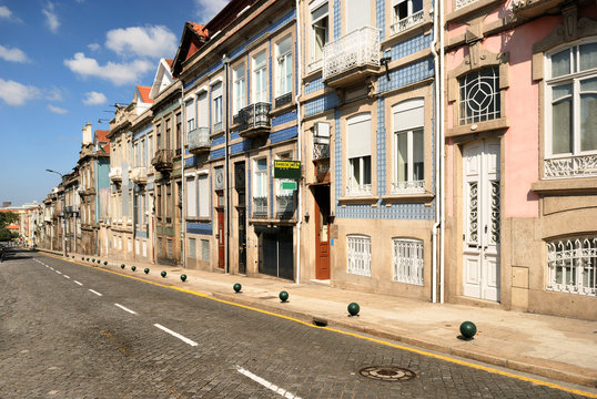 Typical portugal houses in Porto