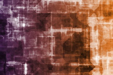 Obraz premium Electrical Current Grid