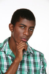 man from africa, portrait