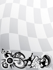 Obraz premium Abstract Retro Background