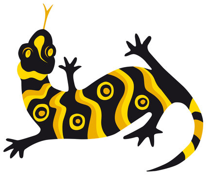 reptil lagartija salamandra