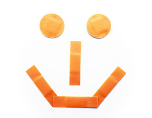 Smiling Plaster - Lachendes Pflaster - Makro