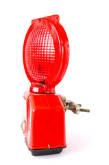 Fototapeta premium Baustellenlampe