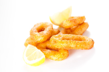 tasty fried calamari