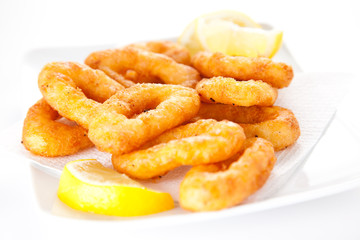 tasty fried calamari
