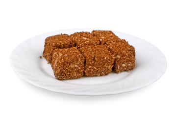 East sweets isolated on plate