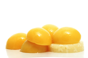peaches and pineapple