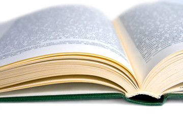 Cover open book