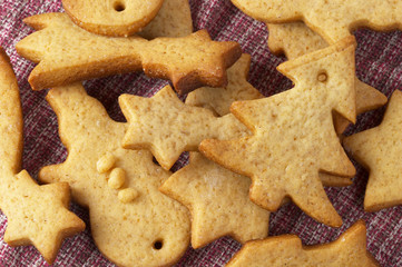 Christmas ginger butter cookies