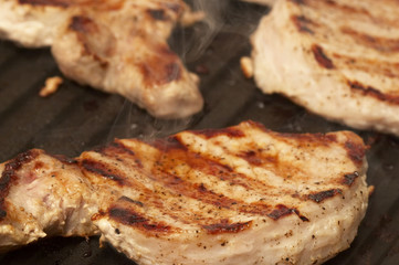 Grilled pork meat