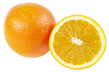 One and a half orange