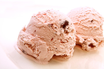 Erdbeereis - Speiseeis