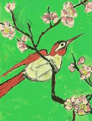 Oiseau sur une branche