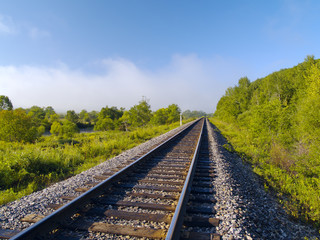 Fototapeta premium Lonely railway track