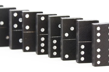 Domino Steine Reihe